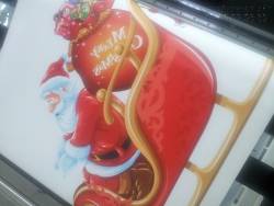 In decal khổ lớn dán trang trí Giáng Sinh