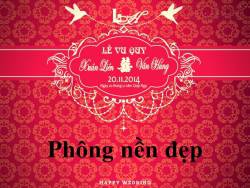 In phông cưới giá rẻ, mẫu in phông cưới đẹp