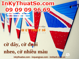 Cung cấp cờ dây, cờ đuôi nheo, cờ nhiều màu