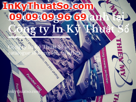In catalogue nhanh tại công ty in kỹ thuật số