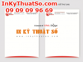 In giấy tiêu đề từ in offset