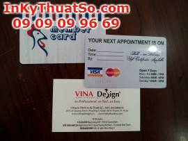 In thẻ nhựa làm thẻ khách hàng tại quận Phú Nhuận