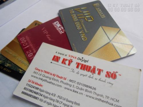 In thẻ nhựa TPHCM nhanh chóng, in sắc nét và trực tiếp ngay tại xưởng in của công ty