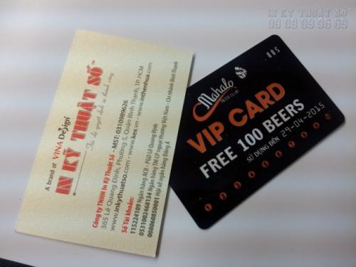 Các sản phẩm in thẻ nhựa do In Kỹ Thuật Số gia công và thiết kế đạt chuẩn về độ bền, màu sắc với công nghệ in offset, in laser, in phun và in nhiệt - thẻ VIP card Mehalo màu nét, siêu chuẩn được gia công tại Công ty In Kỹ Thuật Số