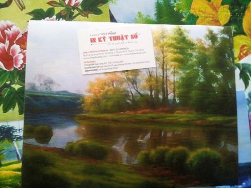 Chất liệu canvas cho in tranh canvas