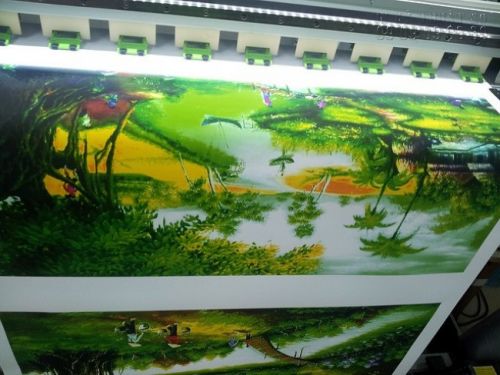 In tranh canvas mực nước tại In Kỹ Thuật Số