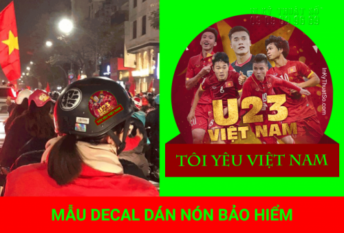 decal dán nón bảo hiểm decal dán nón bảo hiểm