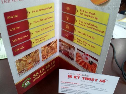 In brochure gấp 2 tại In Kỹ Thuật Số In brochure gấp 2 tại In Kỹ Thuật Số