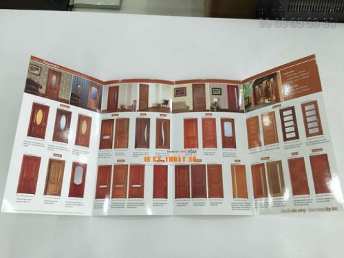 In brochure gấp 4 tại In Kỹ Thuật Số In brochure gấp 4 tại In Kỹ Thuật Số