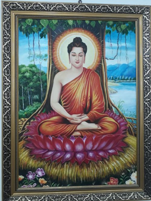 In tranh tượng Phật đẹp Tp HCM - có đóng khung tranh đẹp tại In Kỹ Thuật 