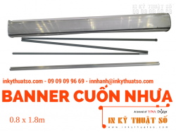 Banner cuốn nhựa loại 2