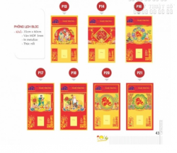 In lịch Tết lò xo 2017 chất lượng in tuyệt vời