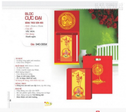 Giá in lịch bloc 2017 siêu rẻ