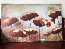 In tranh vải bố - in tranh trên vải bố, tranh canvas mực dầu - đóng khung sexy không viền