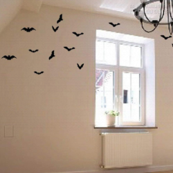 In decal trang trí Halloween cho lớp học - Lên mẫu, in decal dán tường số lượng ít