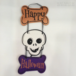 In format HCM làm mô hình Halloween: hình đầu lâu, con ma, bí ngô, dơi, phù thủy, xác ướp, nhện