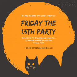 Giá in thiệp mời sự kiện Halloween Party