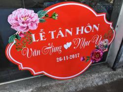 In bảng tên cô dâu chú rể TPHCM