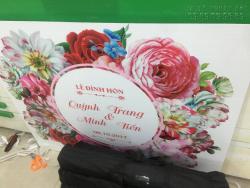 Giá in bảng tên cô dâu chú rể TPHCM