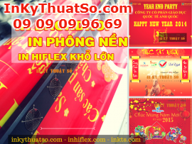Backdrop chúc mừng năm mới 2015 HCM