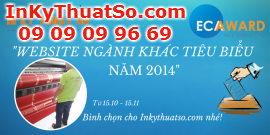 Bình chọn ECAWARD 2014 cho Inkythuatso.com