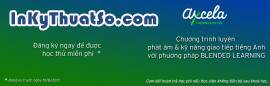 Công ty Axcela in Brochure bằng giấy couche cao cấp tại InKyThuatSo.com