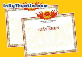 Giấy khen, in ấn giấy khen và đôi điều bạn cần biết