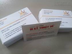 In name card giá rẻ số lượng lớn bằng công nghệ in offset
