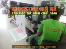 In poster giá rẻ cho sự kiện tiệc tất niên