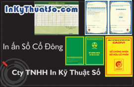 In ấn nhanh văn phòng – sổ cổ đông