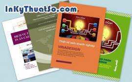 In ấn thiết kế Brochure tạo ấn tượng tốt về sản phẩm, dịch vụ
