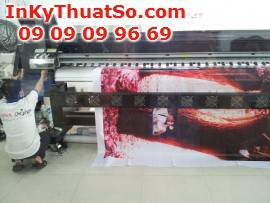 In backdrop cho lễ cưới nhanh, khổ lớn tại quận Tân Bình