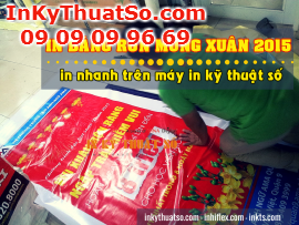 In băng rôn, in bạt hiflex chúc mừng năm mới tết 2015 HCM