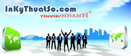In banner bằng PP cán formex cho công ty TìmViệcNhanh