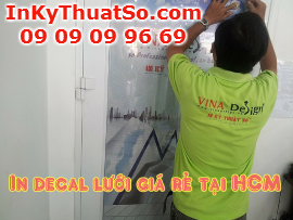 In decal lưới giá rẻ tại HCM