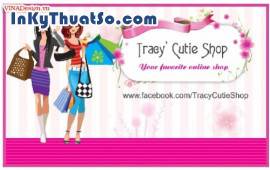 In namecard bằng giấy Coucher cao cấp cho Tracy' Cutie Shop
