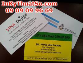 In nhanh danh thiếp cho doanh nghiệp tại quận 1