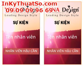 In thẻ đeo từ in offset
