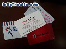 In thẻ nhựa PVC bền và lưu trữ được lâu