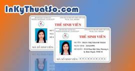 In thẻ nhựa sinh viên chất lượng cao giá rẻ tại TPHCM