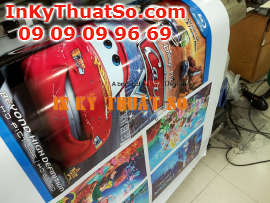 In tranh canvas tranh mực dầu treo tường hình nhân vật hoạt hình