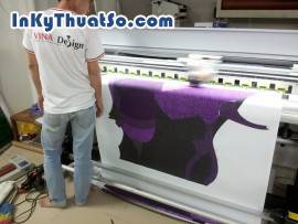 In tranh nghệ thuật trừu tương với chất liệu silk tại Tp.HCM