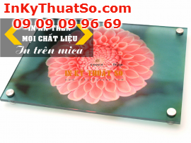 In trên mica