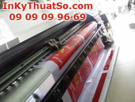 Khi khai trương nên in băng rôn quảng cáo bằng chất liệu gì?