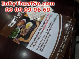 Mẫu thiết kế in tờ rơi nhà hàng đặc sắc