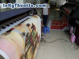 Tranh in Phố cổ Hà Nội từ in canvas mực dầu cho trang trí phòng khách từ in tranh treo tường khổ lớn