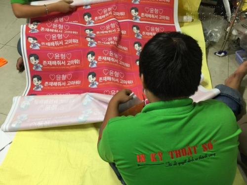 Sản phẩm in kỹ thuật số vải Silk cho khách hàng Hàn Quốc Sản phẩm in kỹ thuật số vải Silk cho khách hàng Hàn Quốc