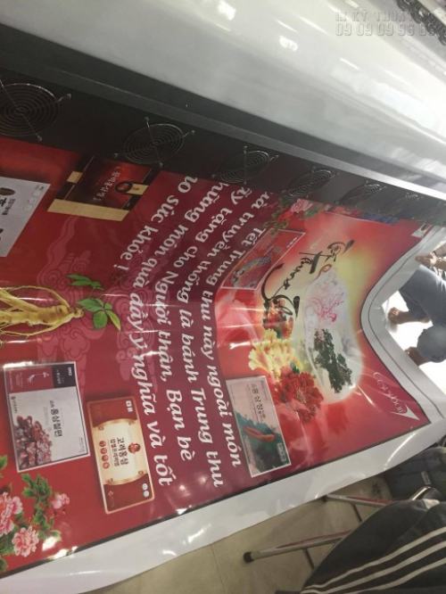 In uv bạt không gân In uv bạt không gân
