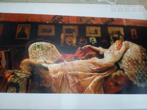 In tranh treo tường phong cách Châu Âu trên nền vải canvas chất lượng cao, đẹp, sang trọng treo phòng khách In tranh treo tường phong cách Châu Âu trên nền vải canvas chất lượng cao, đẹp, sang trọng treo phòng khách