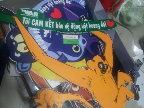 In PP bồi formex làm mô hình động vật hoang dã cho chương trình xã hôi  In PP bồi formex làm mô hình động vật hoang dã cho chương trình xã hôi